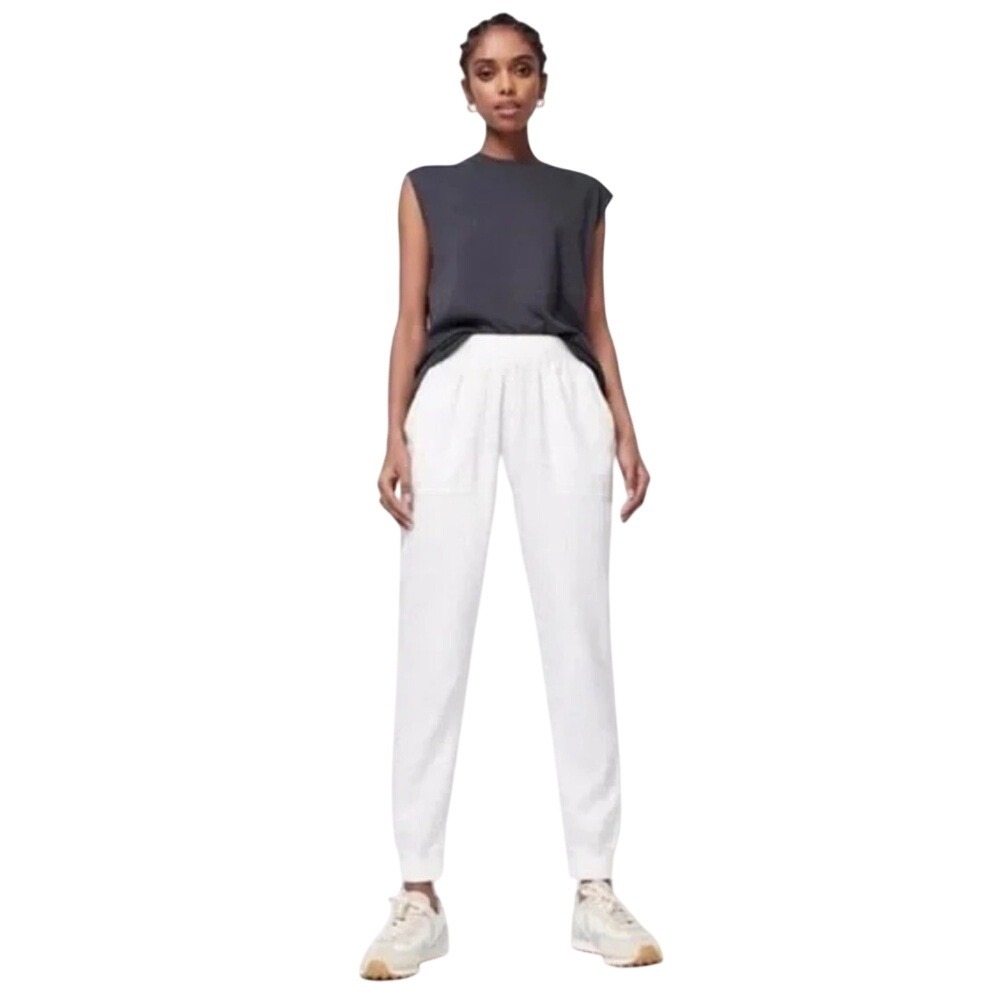Faherty White Jogger‎ Pants SMALL